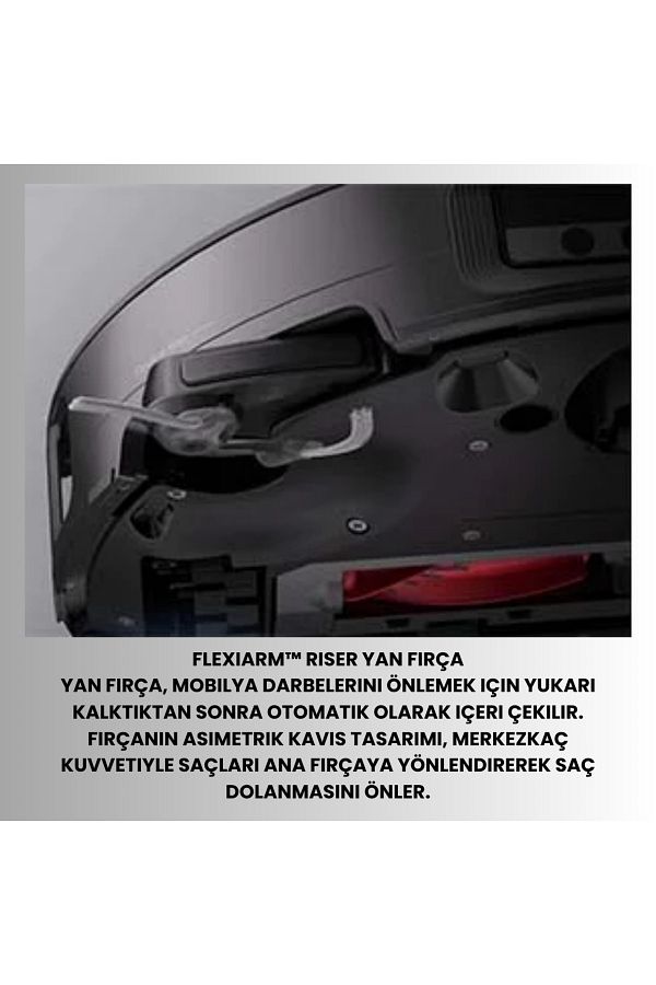 Roborock Yeni Uyarlanabilir Rota Algoritması Ultrasonik Halı Algılama Akıllı Robot Süpürge - Görsel 4