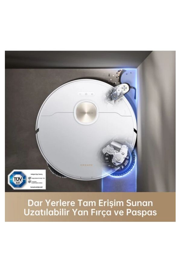 Roborock 12000Pa emiş gücüyle Ultra Robot Süpürge Beyaz - Görsel 7