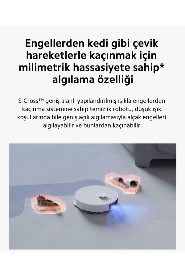 Xiaomi 6000pa Üstün Emiş Gücü Performanslı Wi-fi Akıllı Kontrol Lidar Premium Robot Süpürge - Görsel 4