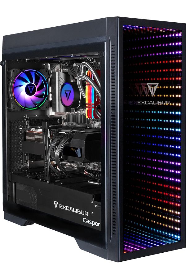 CASPER Excalibur Series 2 Core Ultra 7-265KF 64GB DDR5 RAM 2TB SSD RTX5070 Freedos E75Z.265K-EX70X-0LE
