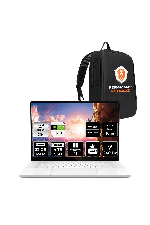 ASUS ROG Zephyrus G16 Ultra 9 285H32GB 4TB SSD RTX5070Ti/12GB 240Hz 16'' 2.5K W11P Gaming & PER4
