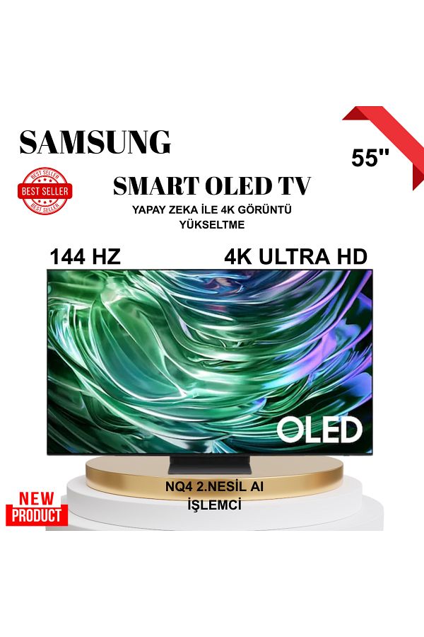 Samsung NQ4 2.Nesil AI İşlemci 55" 4K Ultra HD Smart OLED TV