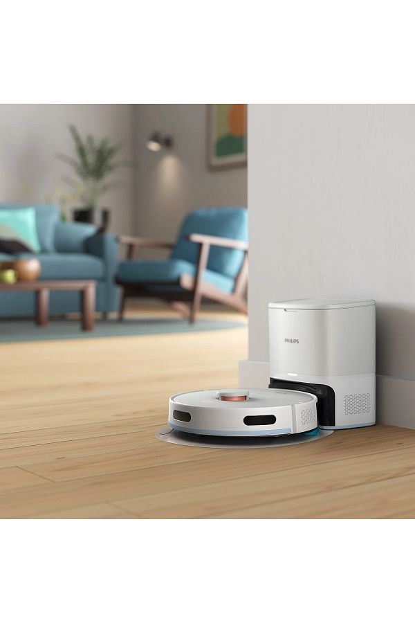 Philips Robot Süpürge İstasyonlu, 2 si 1 Arada Süpürme ve Paspas, 2700 Pa Emiş Gücü - Görsel 2