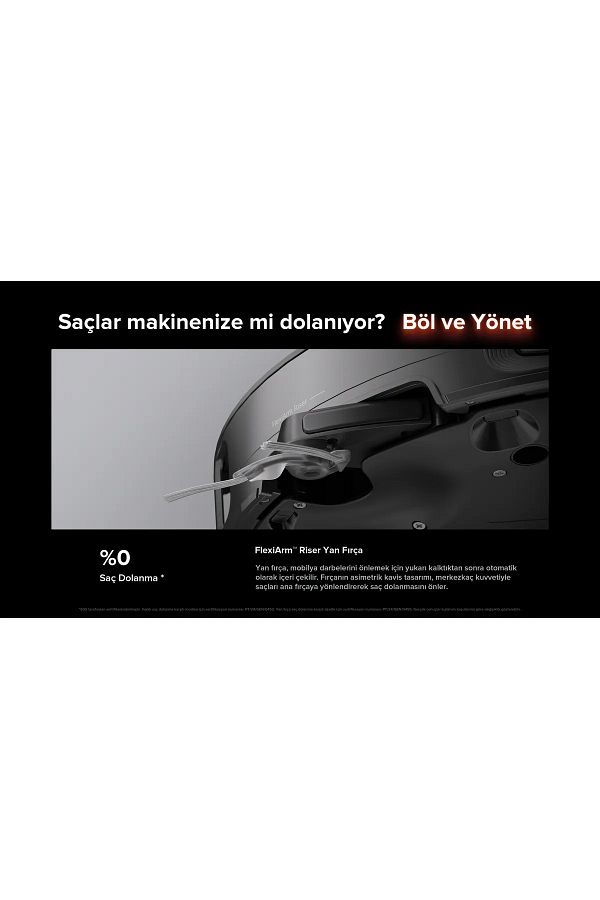 Roborock Saros 10 Akıllı Robot Süpürge ve Mop, 22.000Pa Emiş Gücü, Engel Algılama, Dolaşmayan Ana Fırça - Görsel 4