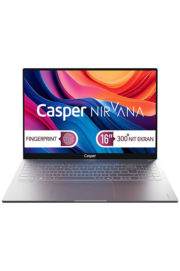 CASPER Nirvana S100.1342-BE00P-G-F/Core i5-13420H/16 GB RAM/500 GB SSD/16"/W11 Laptop - Görsel 8