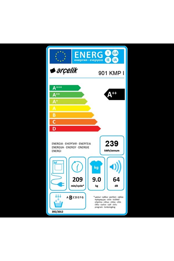 Arçelik 901 KMP I Beyaz Kurutma Makinesi - Görsel 6