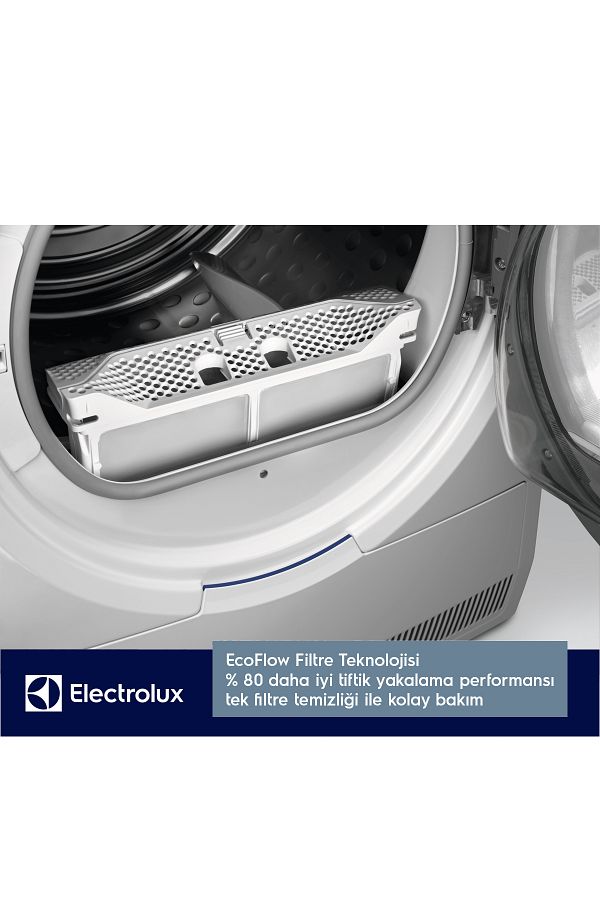 Electrolux EW8H359ST 800 Serisi DelicateCare System 9 kg A++ Inverter Isı Pompalı Kurutma Makinesi - Görsel 9