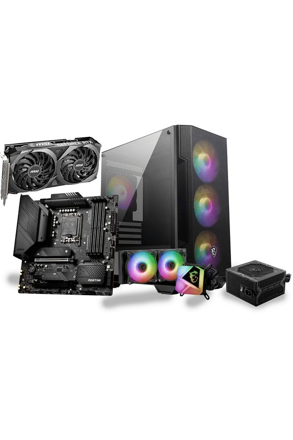 Exper Intel Core i5-12400F 32GB 2 TB SSD + 4TB HDD RTX4060 8G W11HOME POWERED BY MSI YM-140 - Görsel 2