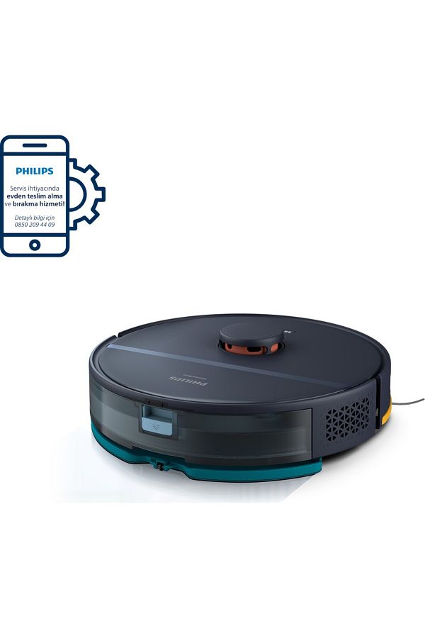 Philips Eu Homerun Robot Vacuum Robot Süpürge Lacivert - Görsel 5