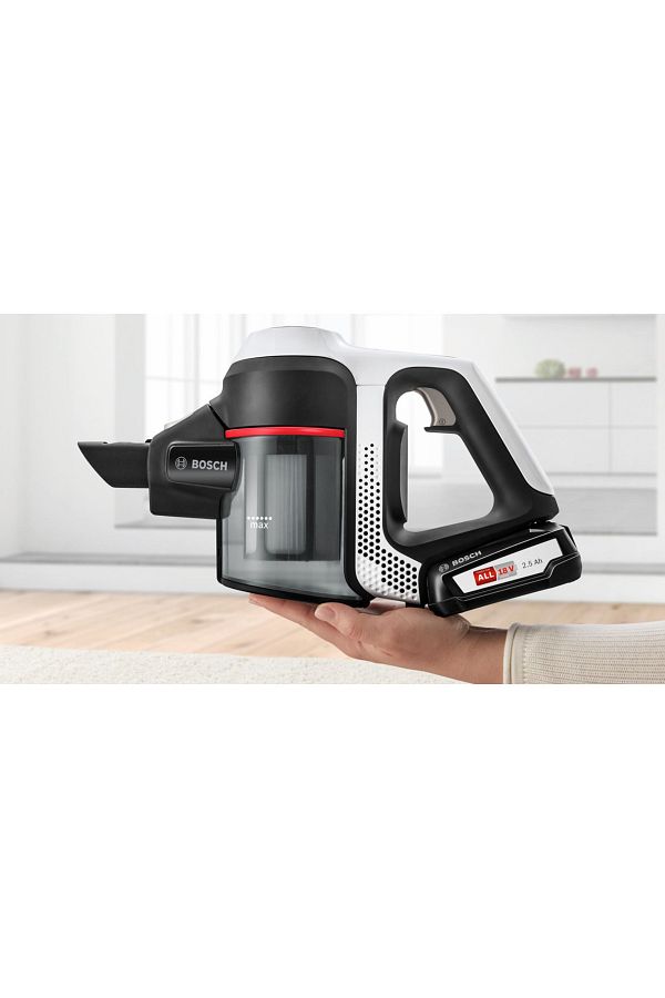 Bosch Dik Süpürge Bcs61113 Şarjlı Süpürge, Unlimited 6, Beyaz - Görsel 2