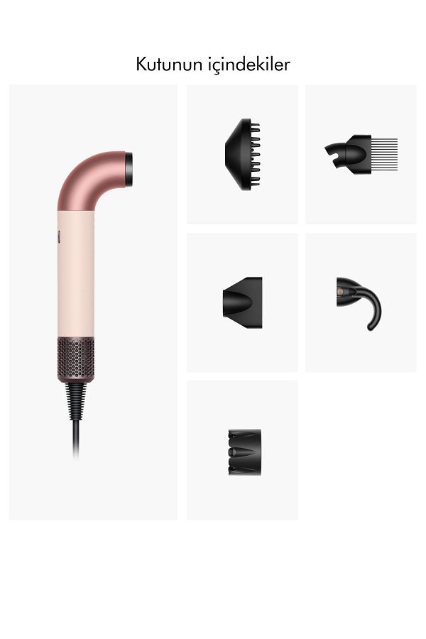 DYSON Supersonic r™ saç kurutma makinesi Kıvırcık+Bukleli (Ceramic Pink) - Görsel 2