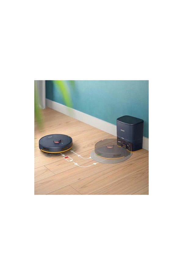 Philips Eu Homerun Robot Vacuum Robot Süpürge Lacivert - Görsel 3