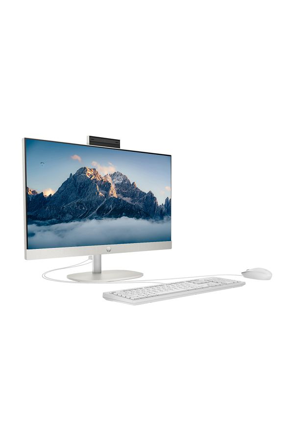 HP ProOne 240 G10 i7 1355U 36GB 4TB SSD Iris Xe Graphics 23.8" FHD W11H All In One PC Beyaz & PER4 - Görsel 2