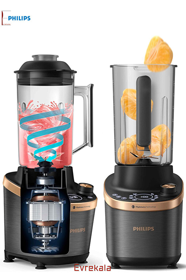 Philips Evrekala Smoothie Makinesi Philips Hızlı Katı Meyve Sıkacağı -Yetkili Evrekala-ProBlend Yeni - Görsel 6