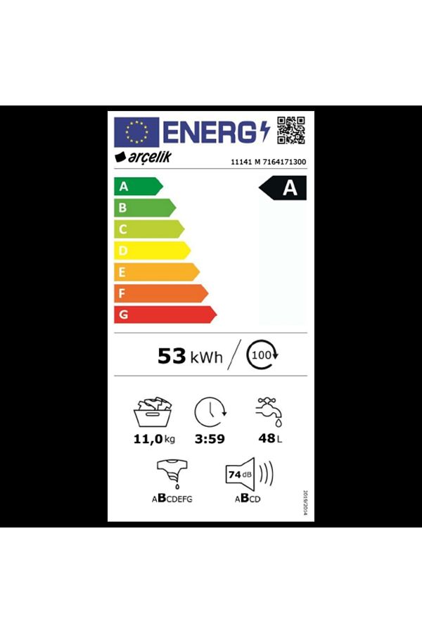 Arçelik 11141 M 1400 Devir 11 Kg Çamaşır Makinesi - Görsel 2