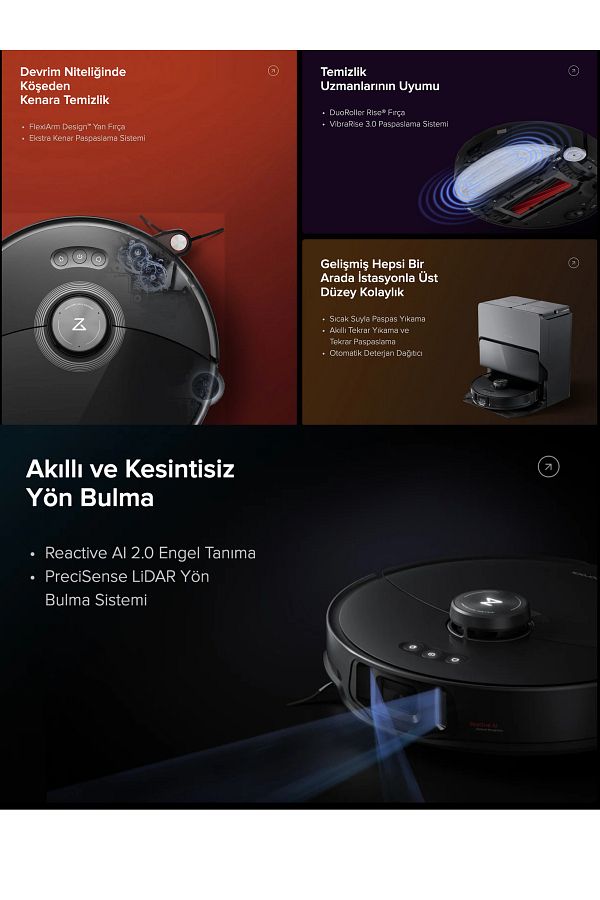 Xiaomi Roborock 10000pa Ultra Performans S8 Son Seri Robot Süpürge - Gelişmiş Üstün Son Teknoloji - Görsel 2