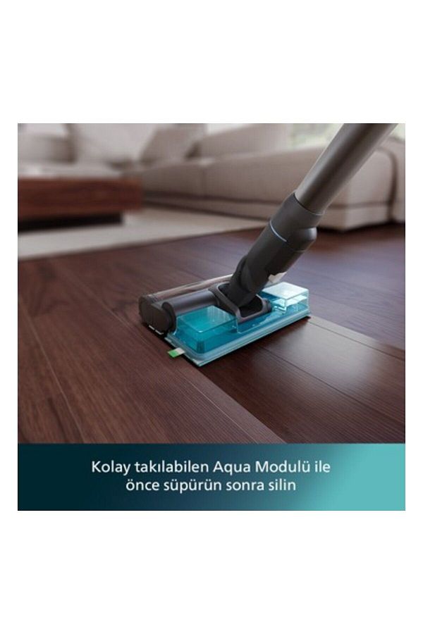 Philips 7000 Serisi Aqua 25.2 V Kablosuz Dik Süpürge, PowerCyclone 12, 80 dk'ya Kadar Şarj, XC7053/01 - Görsel 3