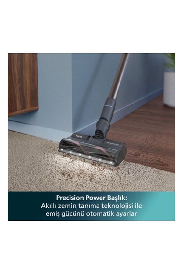 Philips 7000 Serisi Aqua 25.2 V Kablosuz Dik Süpürge, PowerCyclone 12, 80 dk'ya Kadar Şarj, XC7053/01 - Görsel 4