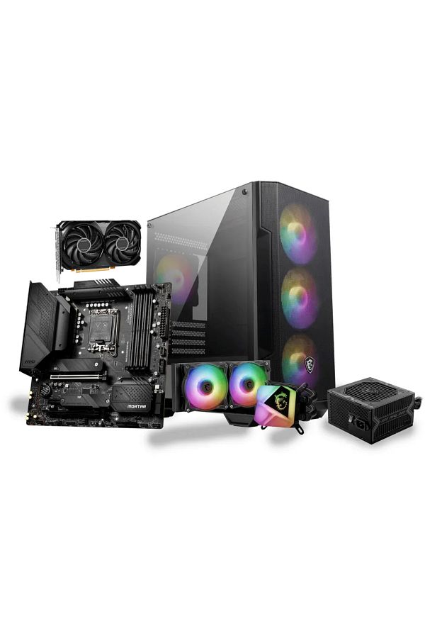 Exper Intel Core i5-14400F 48 GB DDR5 1 TB SSD + 1TB HDD 8 GB RTX4060 Wi-Fi Windows 11 Home FF-127 - Görsel 2