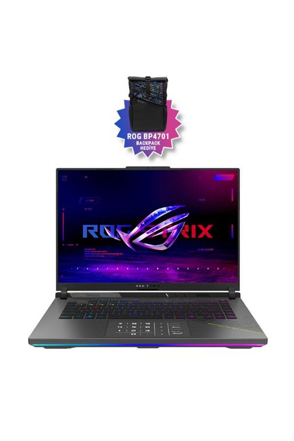 ASUS ROG Strix G16 G614FR-S5110 12GB RTX5070 Ti Ryzen 9 9955HX 32GB RAM 1TB SSD 16 inç WQXGA 240Hz