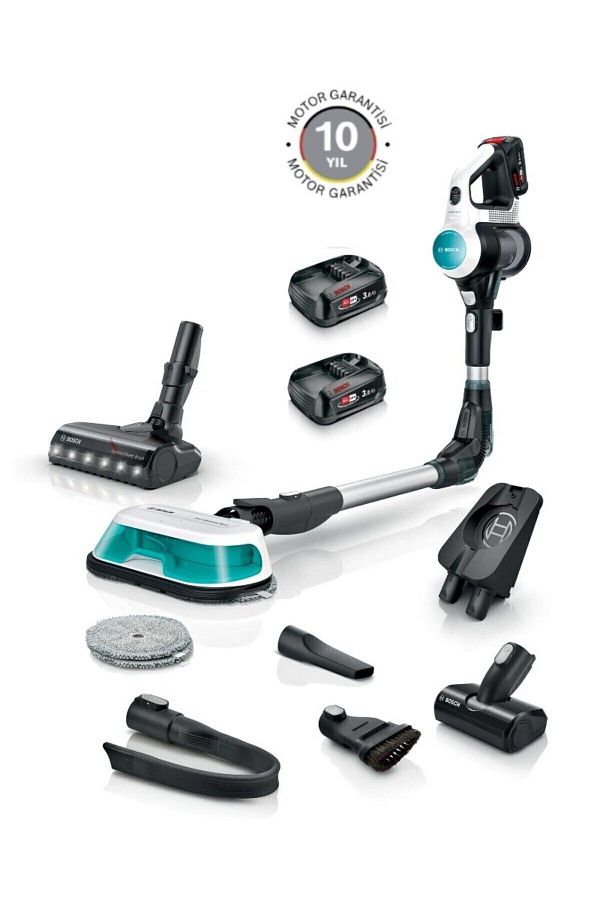 Bosch 2'si 1 Arada Islak ve Kuru Temizlik, ÇİFT Batarya HEPA Filtre-Unlimited 7 ProHygienic Aqua - Görsel 2