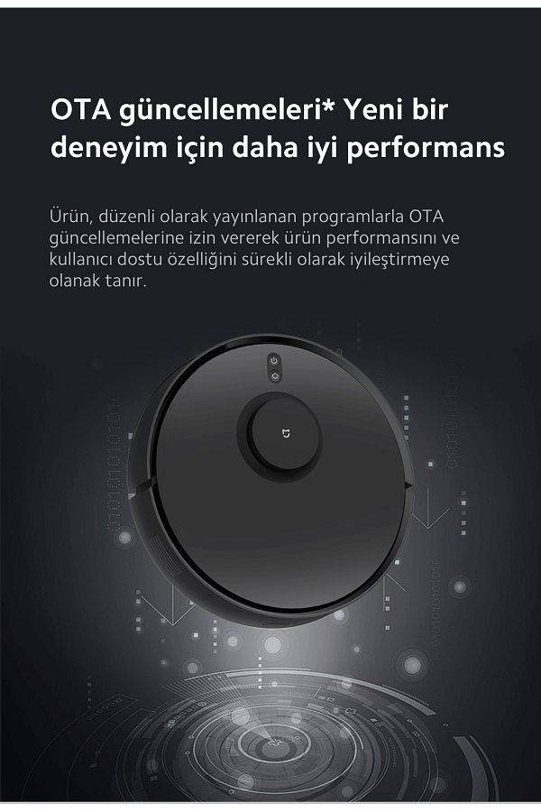 Xiaomi 8000pa Ultra Emiş Güçlü Üstün Performanslı Turbolu Süpürge - Yüksek Performanslı Sensörler - Görsel 3