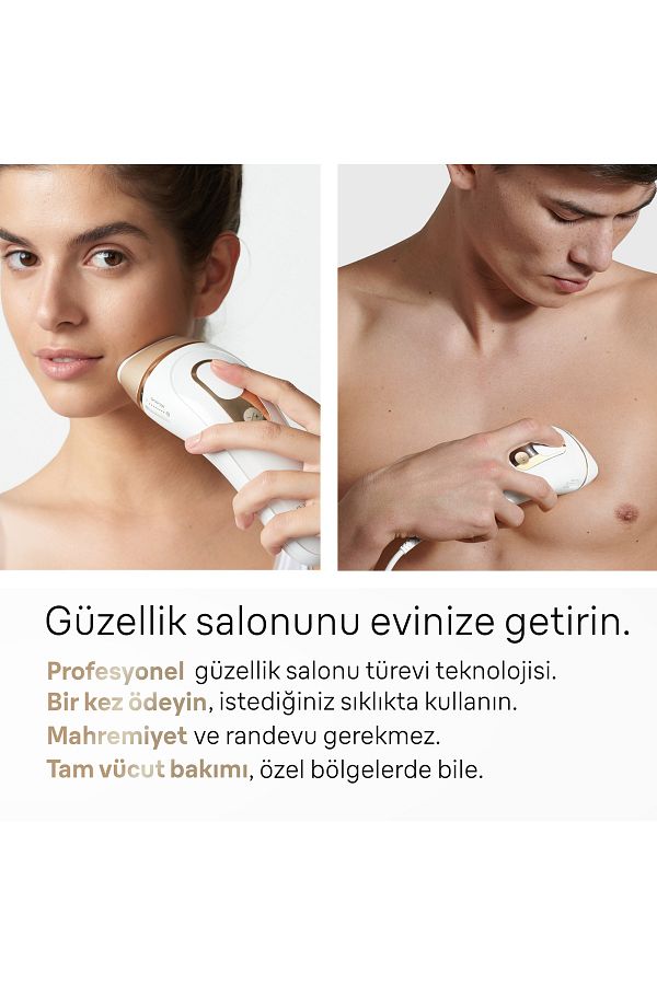 Braun IPL Silk·expert Pro 5, Evde Tüy Alma, Çanta, Venus Tıraş Makinesi, 2 Başlık ile, PL5146 - Görsel 7