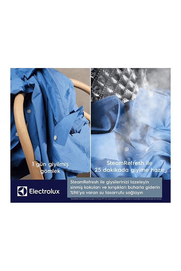 Electrolux EW8W7607AT 800 Serisi UltraCare 11 kg Yıkama 7 kg Kurutma 1600 Devir AutoDose Wi-Fi Kurut - Görsel 5