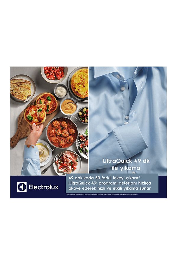 Electrolux EW8W7607AT 800 Serisi UltraCare 11 kg Yıkama 7 kg Kurutma 1600 Devir AutoDose Wi-Fi Kurut - Görsel 4