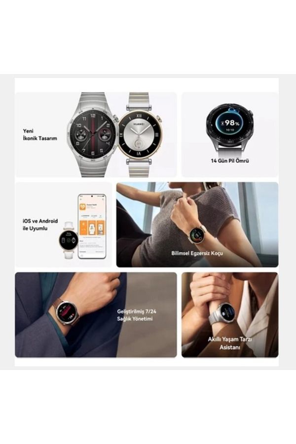 Huawei Watch Gt4 Siyah Akıllı Saat 46mm - Görsel 6