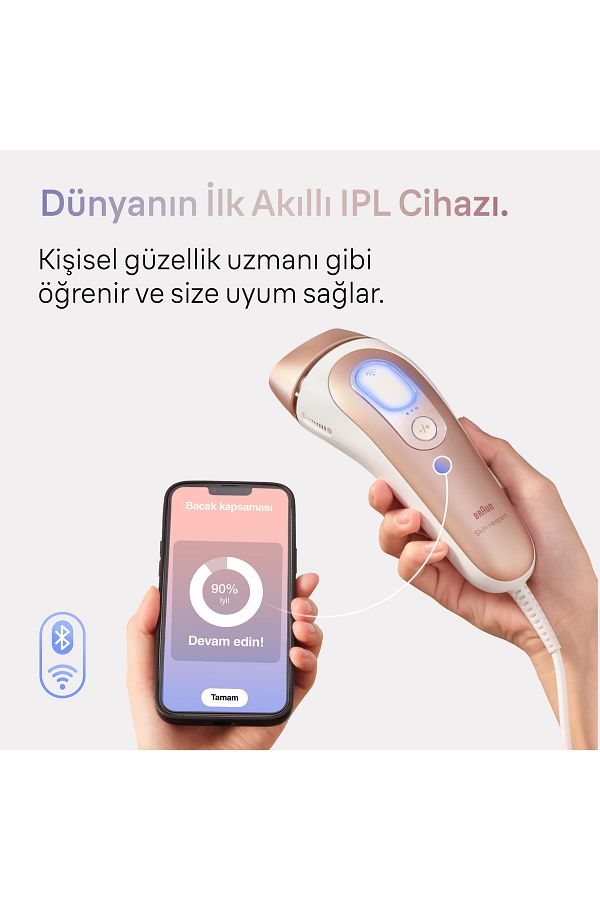 Braun IPL Skin i·expert, Evde Tüy Alma, Ücretsiz Uygulama, Çanta, Gillette Venus, 3 Başlık, PL7253 - Görsel 3