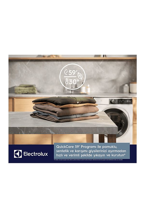 Electrolux EW7W4602QT 700 Serisi 11/7kg 1600 Devir Buharlı Wi-Fi Kurutmalı Çamaşır Makinesi - Görsel 4