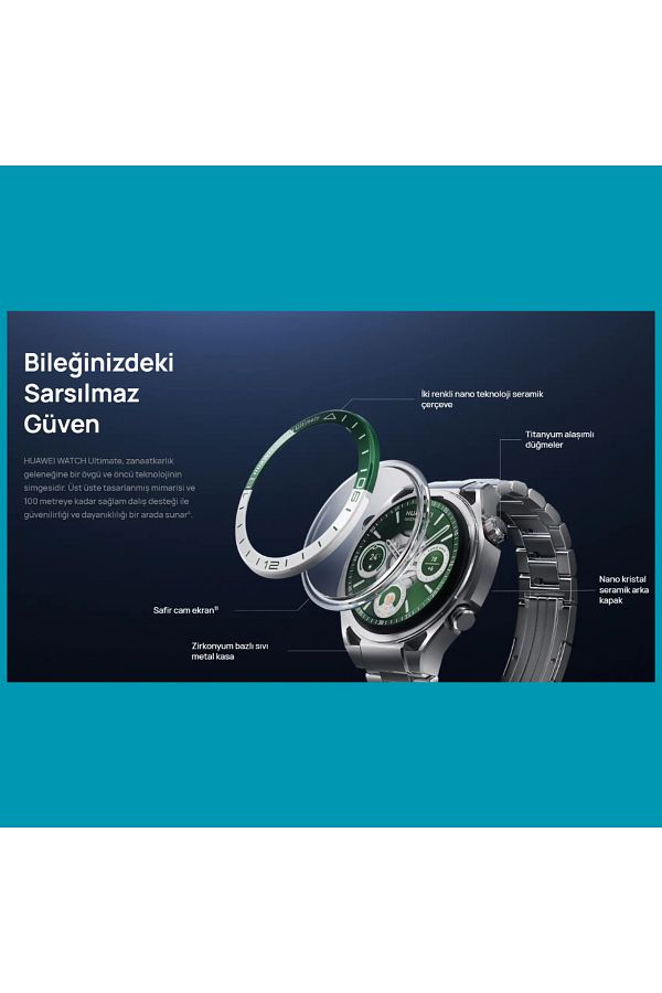 Huawei Huaweı Watch Ultimate Yeşil - Görsel 8