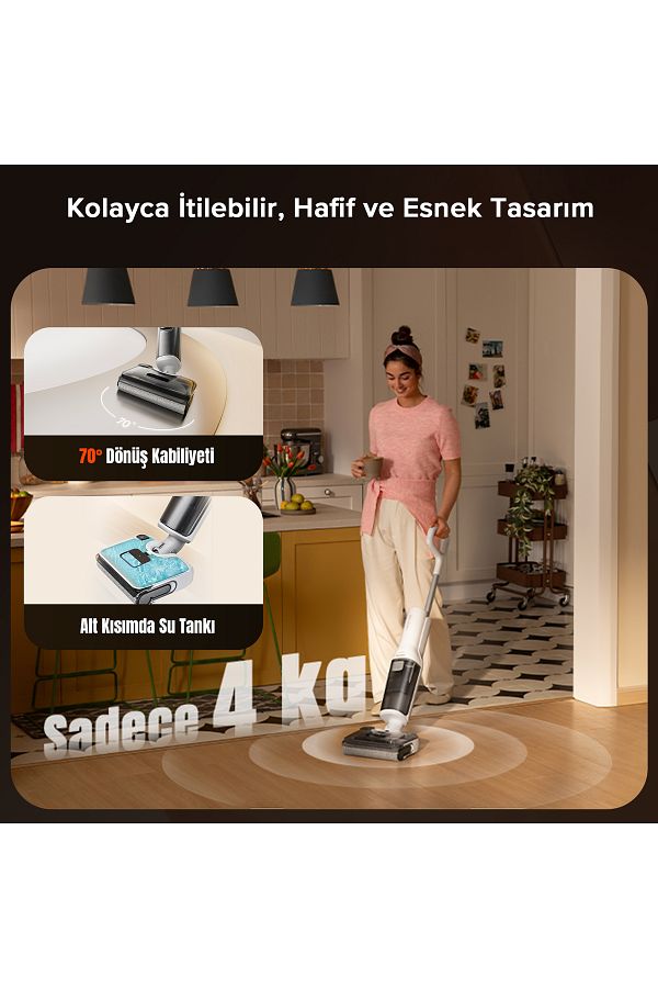 Roborock F25 RT Islak Kuru Akıllı Dikey Süpürge - Görsel 8