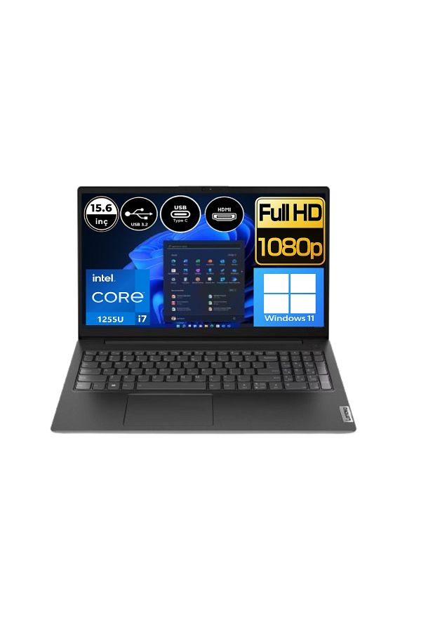 LENOVO V15 G3 Intel Core I7-1255U 24 GB RAM 2 TB SSD Win11 Pro 15.6" FHD 82TT00C6TXEP2 + EP Çanta - Görsel 2