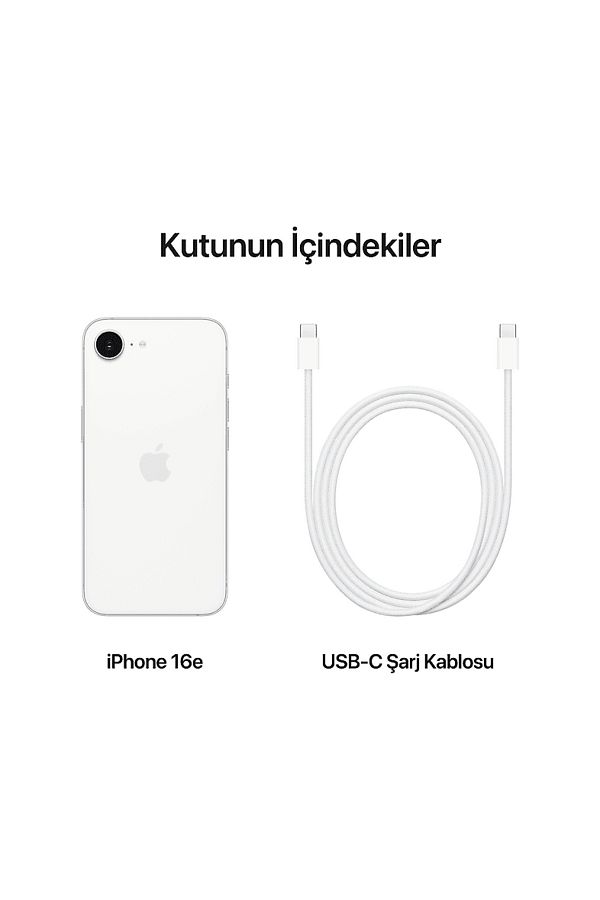 Apple MD274TU/A iPhone 16e 512GB Akıllı Telefon Beyaz - Görsel 8