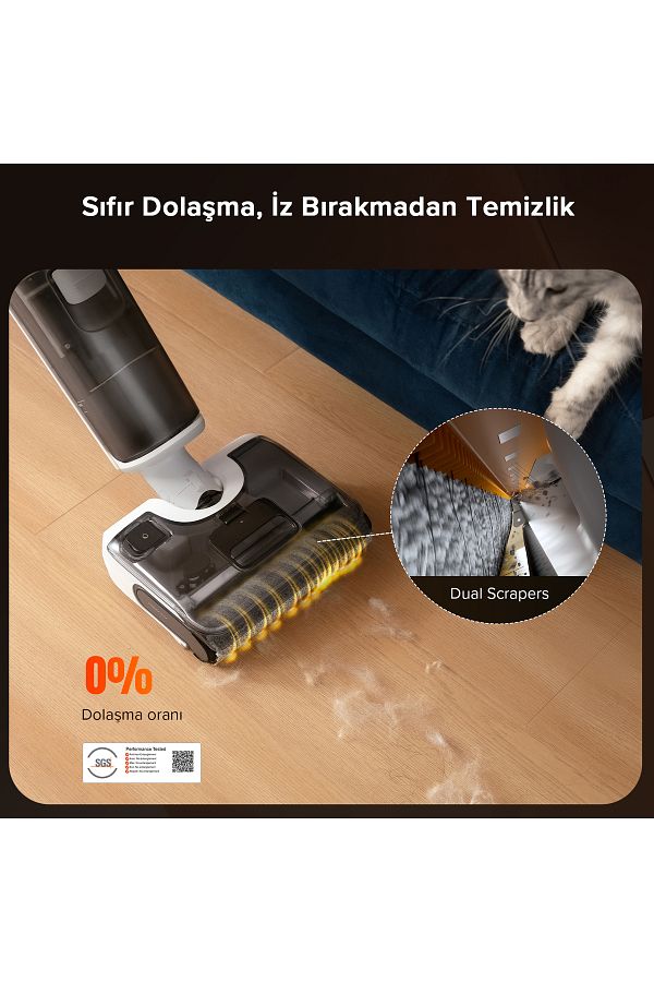 Roborock F25 RT Islak Kuru Akıllı Dikey Süpürge - Görsel 7