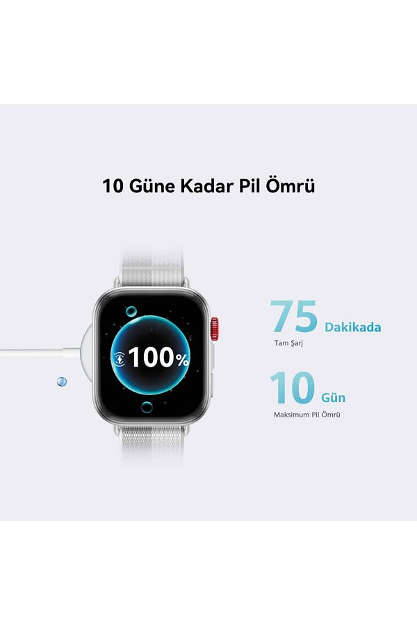 Huawei Watch Fit 4 (HUAWEI Türkiye Garantili) - Gri - Görsel 6