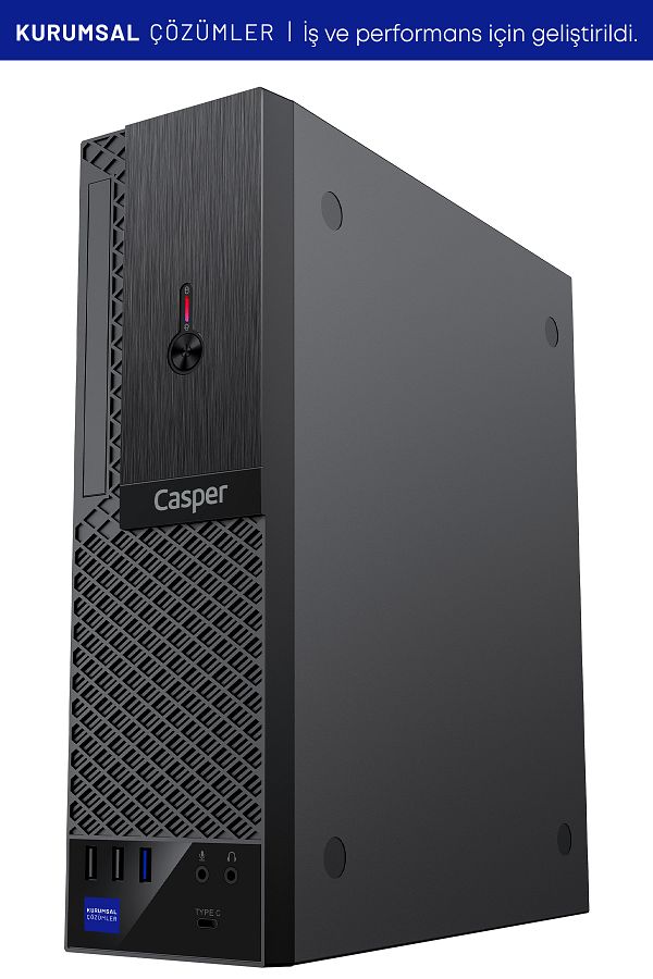 CASPER Nirvana M6L.1440-EF00R-00A Core i5-14400 64GB DDR5 RAM 1TB SSD Windows 11 Pro Masaüstü Bilgisayar - Görsel 3