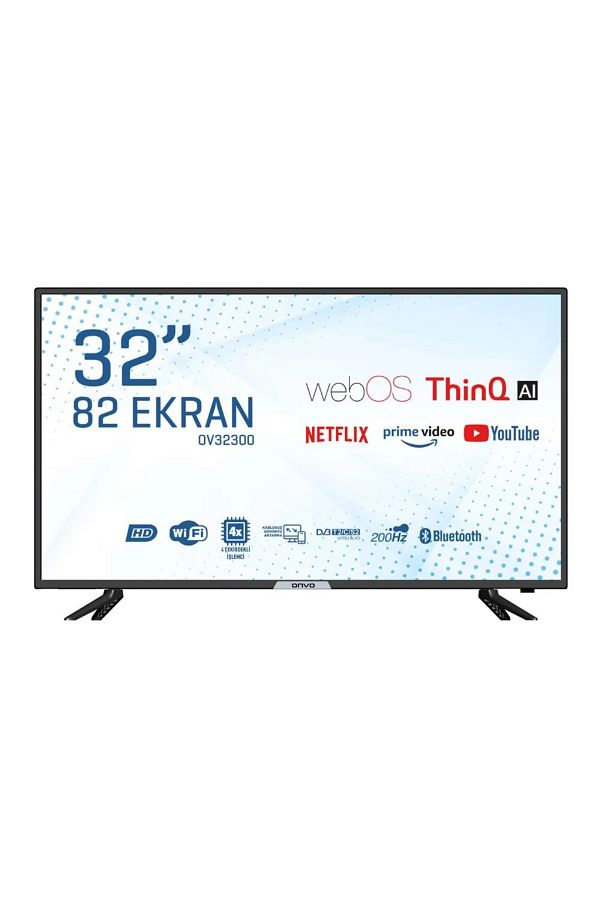 ONVO OV32300 HD 32" 82 Ekran Uydu Alıcılı webOS Smart LED TV