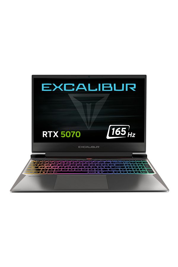 CASPER Excalibur G870 i7-13620H 64GB 2TB+2TB RTX5070 8GB 165Hz 15.6" W11P Gaming Laptop G870.1362-EN70R-C