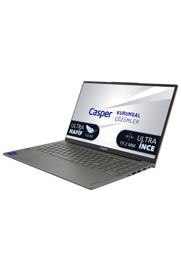 CASPER Nirvana X750 i3-1315U 8GB DDR5 250GB SSD Freedos 15.6" Laptop X750.1315-8U00X-G-F - Görsel 2