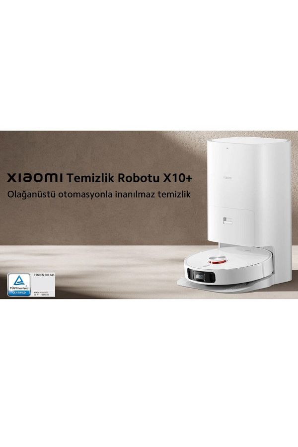 Xiaomi X10 Plus: Otomatik Toz Boşaltma, Islak Temizlik ve Akıllı Haritalama Robotu - Görsel 3