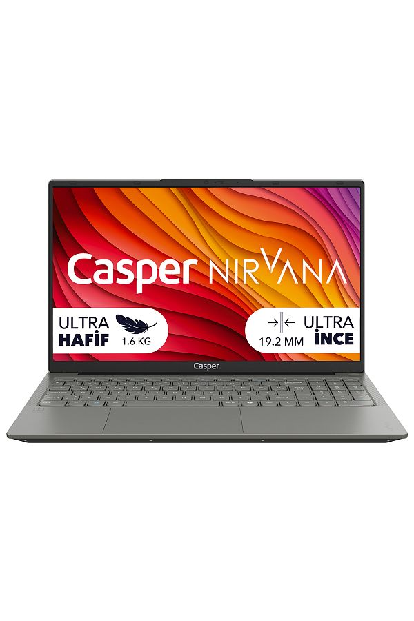 CASPER Nirvana X650 i3-1315U 32GB DDR5 1TB SSD W11P 15.6" Laptop X650.1315-DF00R-G-F