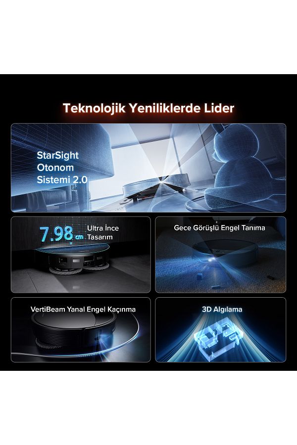 Roborock Saros 10R Akıllı Robot Süpürge - Görsel 2