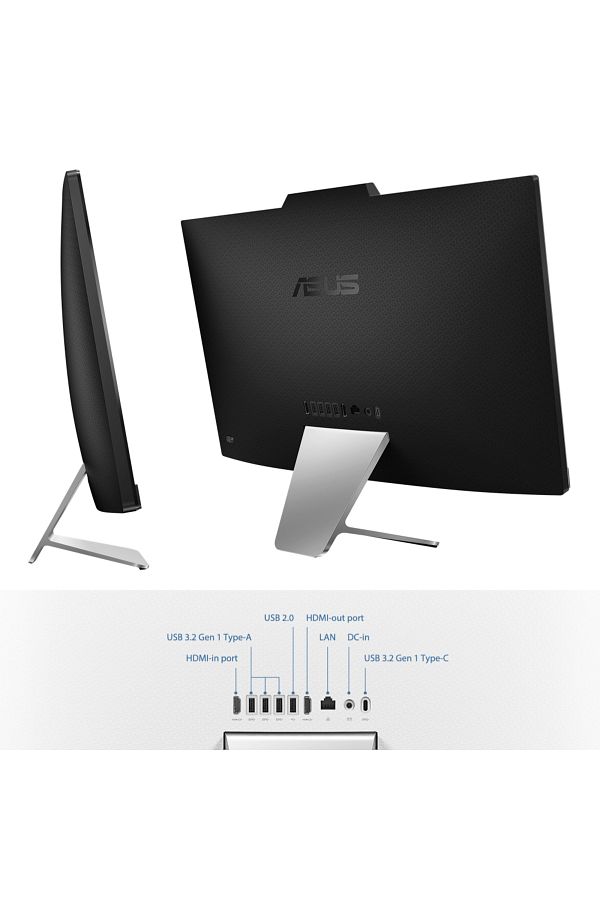 ASUS A3402WBAK Intel Core i5-1335U 16GB 256 GB SSD 23.8" FHD W11HOME Siyah I58512B0D-TB16 - Görsel 5