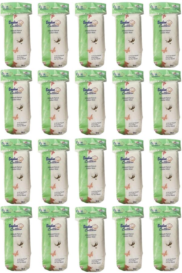 Hidrofil Saf Pamuk 50 Gr 20adet