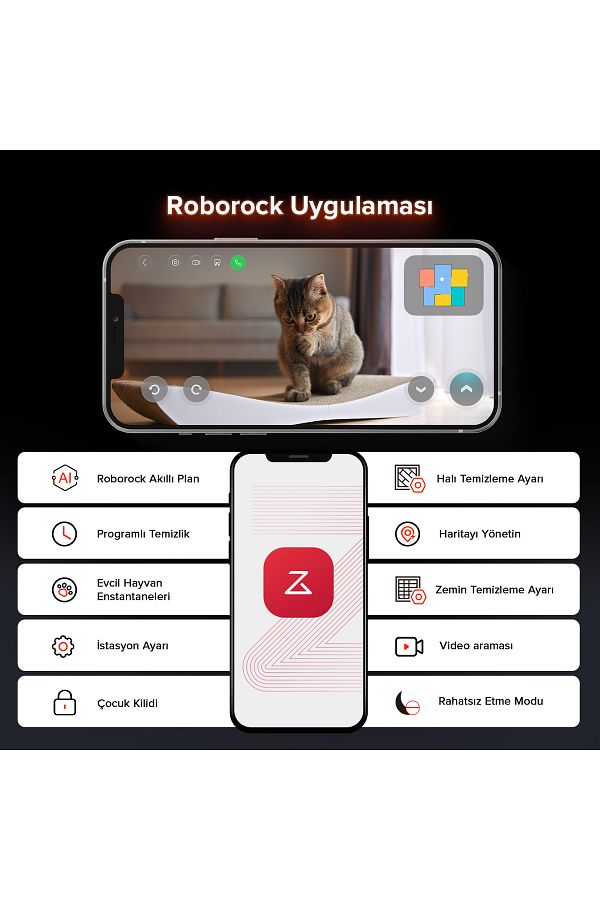 Roborock Saros 10R Akıllı Robot Süpürge - Görsel 8