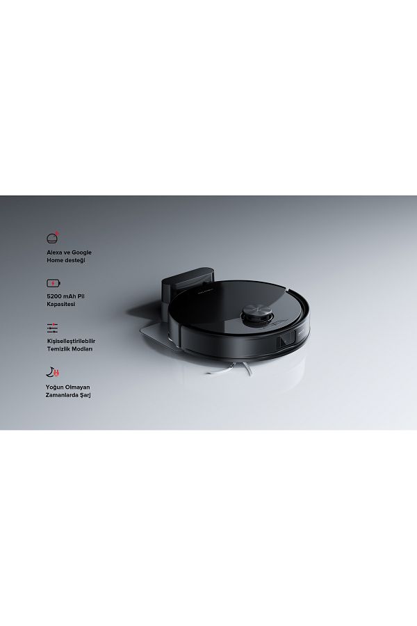 Roborock S8 Pro Akıllı Robot Süpürge Siyah - Görsel 8