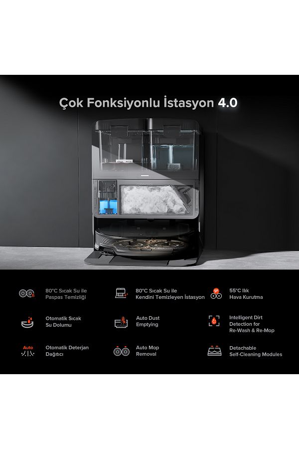 Roborock Saros 10R Akıllı Robot Süpürge - Görsel 7